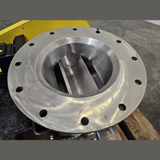10" Wm. width Meyer & Sons #10X10-HDX, Rotary Airlock Valve, 15" flange-to-flange, 22 psi, 1.5 HP, 21 RPM - Image 5
