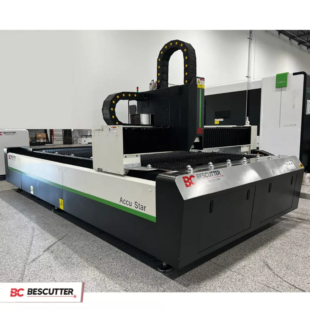 Bescutter #Accu-Star, Fiber Laser Cutting System, 3,000 Watt, 5' x 10' Table, FSCUT2000S Control, new - Image 2