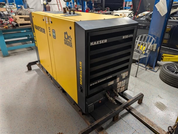 210 CFM, Kaeser #M58, Rotary Screw Air Compressor, 50 HP, 2021 - Image 3