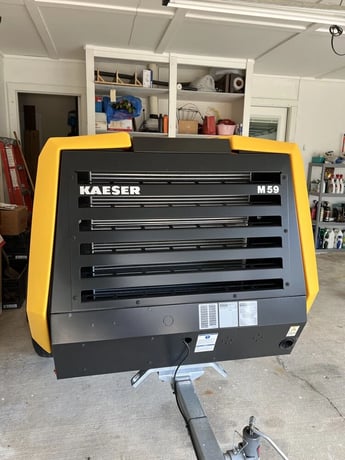 195 CFM, Kaeser #M59PE, Rotary Screw Air Compressor, 40 HP, 2023 - Image 3