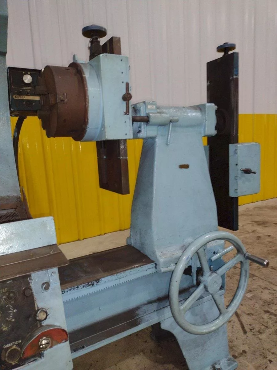 Peterson #996, Welding Positioner, 8" Chuck, 24" Swing, 60" Centers, Hobart 250 Amp Welder - Image 6