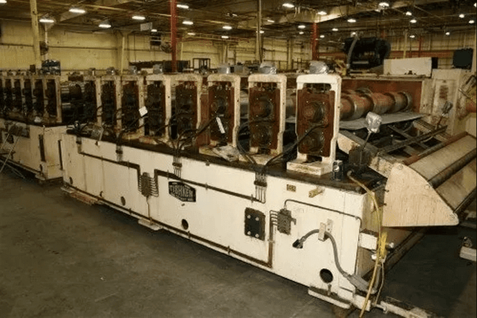 8 Stand, Tishken #32-XHW-4, Roll Former, 4-1/2" Shaft Diameter, 70" Roll Space, 18" Horizontal Center, 8"-11" - Image 3