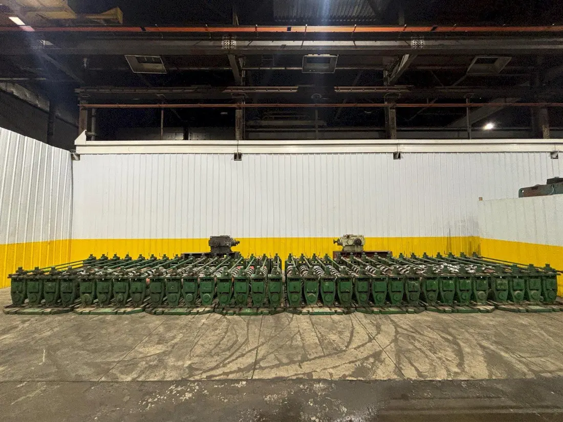 Hi-Rib Panel Rollformer Line, 32 Passes, 18-24 Gauge Capacity, 36", 60 HP, RL, w/ Uncoiler & cutoff shear - Image 1