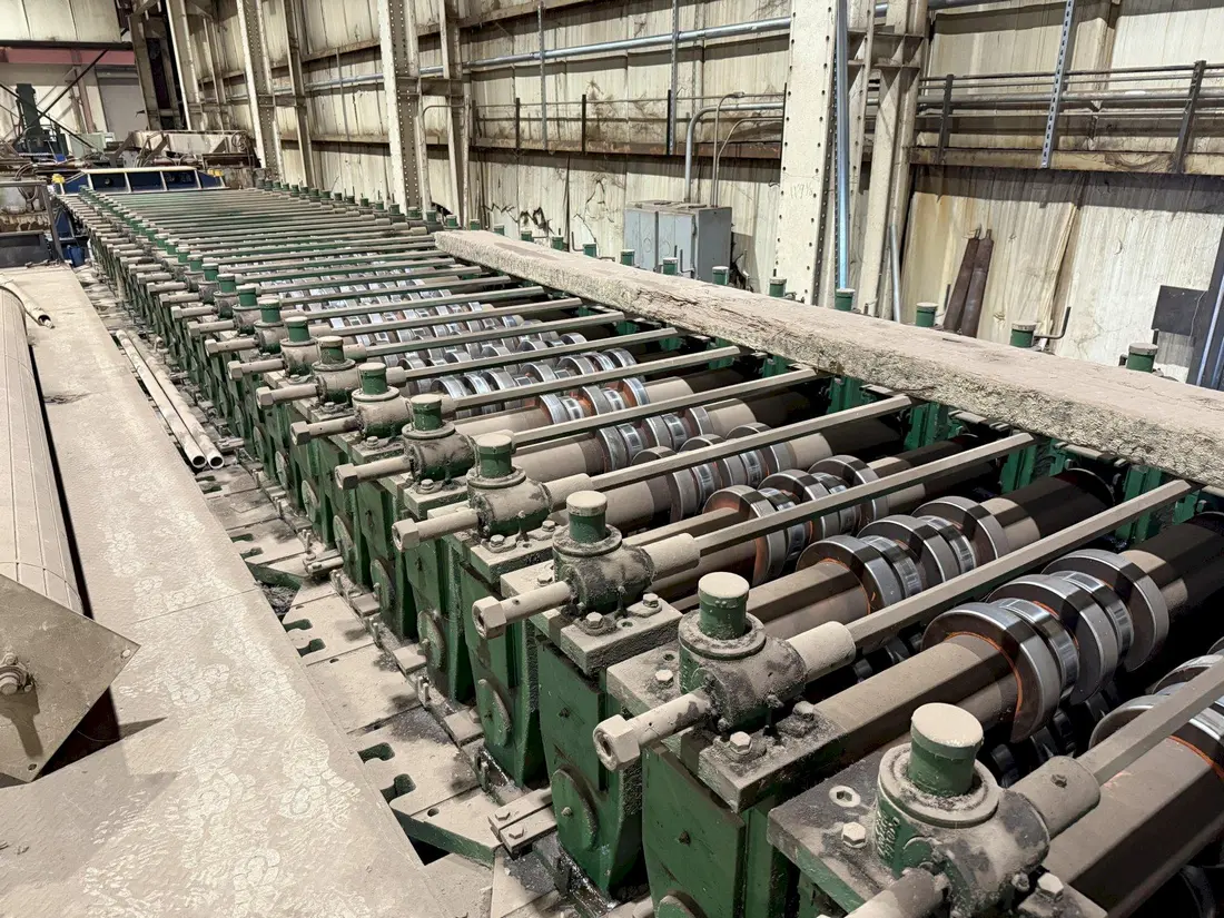 Hi-Rib Panel Rollformer Line, 32 Passes, 18-24 Gauge Capacity, 36", 60 HP, RL, w/ Uncoiler & cutoff shear - Image 4