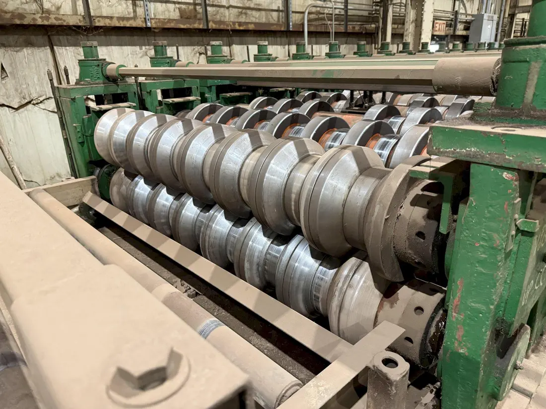 Hi-Rib Panel Rollformer Line, 32 Passes, 18-24 Gauge Capacity, 36", 60 HP, RL, w/ Uncoiler & cutoff shear - Image 5