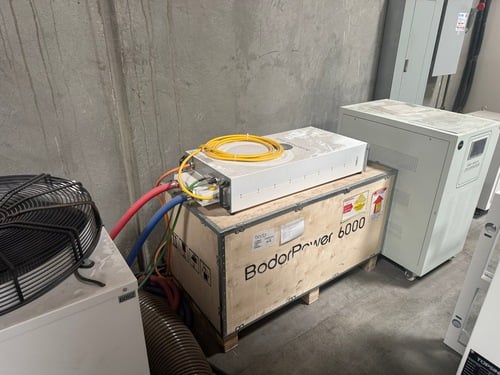 Bodor #I7, Fiber Laser, 5' x10' Bed, Spare Head, Fume Filter, 6,000 Watt, Mango remote, 2023 - Image 7