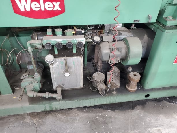 2.5" Welex 2.5 RHNV Extruder, Air-cooled Barrel, 24:1, SCR Control, 9.38:1, 1992 - Image 4