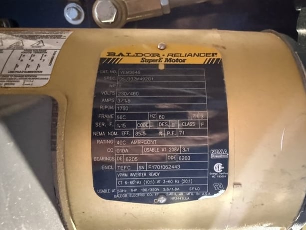 Baker #BBR-O-ABX, 12" Resaw, Single Head Horizontal, 95 FPM - Image 7