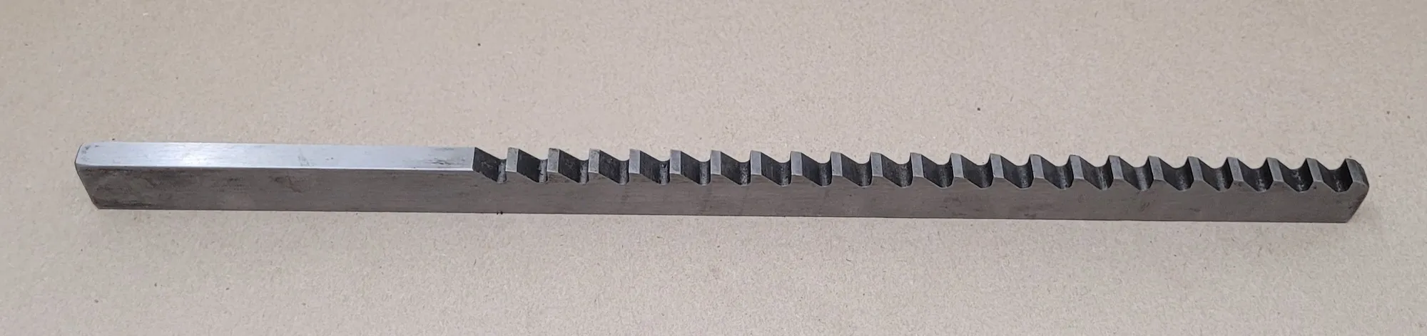 3/8" Hansford Davis #D-4010, Keyseater Broach, 7/8" Height, 1/2" Pitch, 16" Length - Image 7
