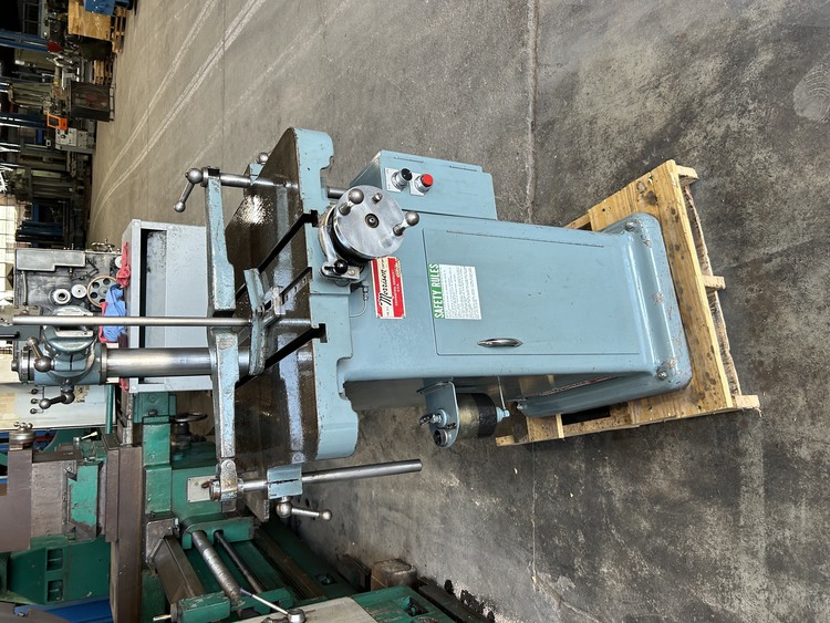 1.25" Morrison #K, keyseater, 9" stroke, 1.25" x 24" table, clamp bar, centering vee, 2 HP, 1989 - Image 1