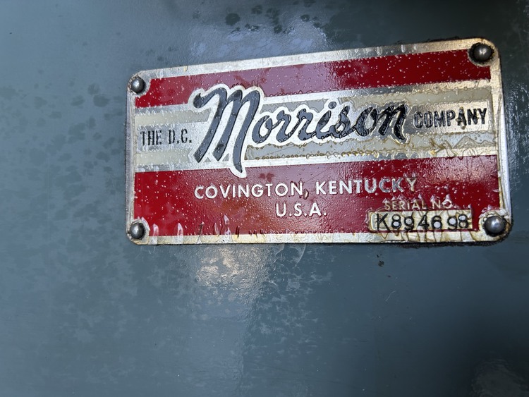 1.25" Morrison #K, keyseater, 9" stroke, 1.25" x 24" table, clamp bar, centering vee, 2 HP, 1989 - Image 6