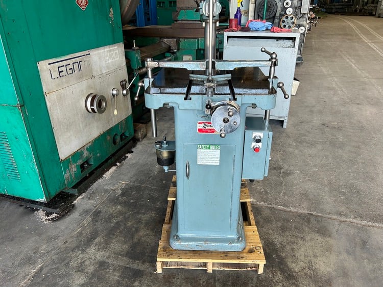 1.25" Morrison #K, keyseater, 9" stroke, 1.25" x 24" table, clamp bar, centering vee, 2 HP, 1989 - Image 7