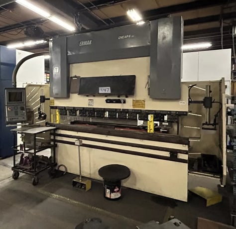 132 Ton, Ermak #CNCAP8X132, CNC hydraulic press brake with 4-Axis CNC back gauge, 8' overall, 82" between - Image 2