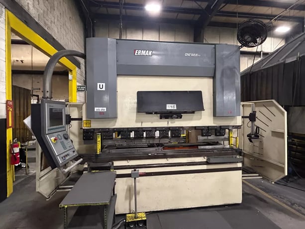 132 Ton, Ermak #CNCAP8X132, CNC hydraulic press brake with 4-Axis CNC back gauge, 8' overall, 82" between - Image 1