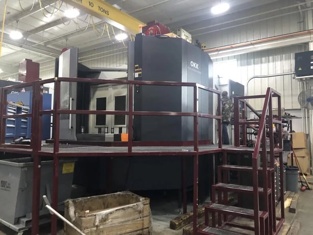 OKK #HM1250S, horizontal machining center, 49.2" x 49.21" pallet, 66.93" X, 55" Y, 48.8" Z, 8000 RPM, 60 - Image 1