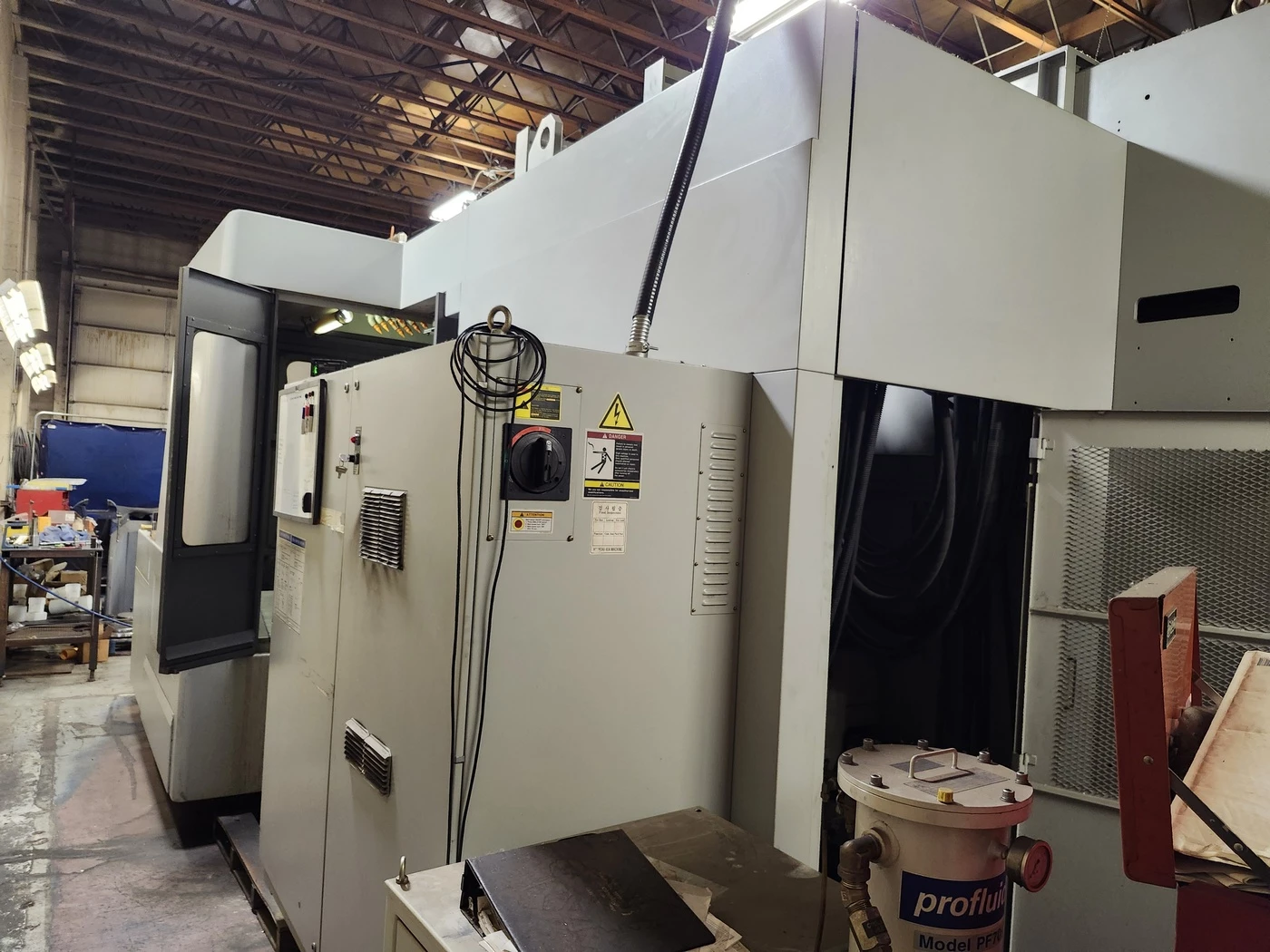 Hyundai #KH80G, horizontal machining center, 31" x 31" pallet, 49" X, 39" Y, 33" Z, 4,500 RPM, 80 automatic - Image 6