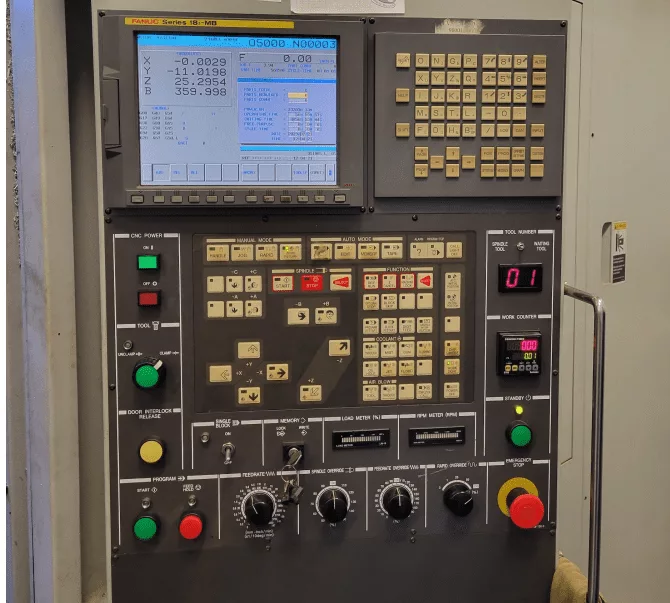 Hyundai Wia #HS400, horizontal machining center, 15.8" x 15.8" pallet, 24.4" X, 22" Y, 25.6" Z, 15,000 RPM - Image 6