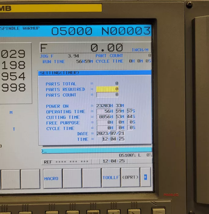 Hyundai Wia #HS400, horizontal machining center, 15.8" x 15.8" pallet, 24.4" X, 22" Y, 25.6" Z, 15,000 RPM - Image 7