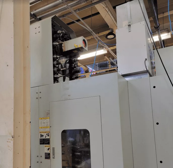 Hyundai Wia #HS400, horizontal machining center, 15.8" x 15.8" pallet, 24.4" X, 22" Y, 25.6" Z, 15,000 RPM - Image 9
