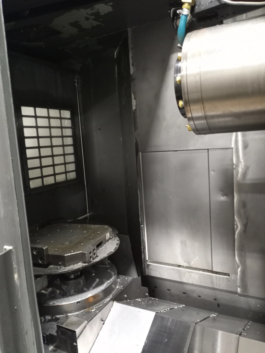 Kiwa #KH-45, horizontal machining center, 15" x 15" pallet, 12,000 RPM, 60 automatic tool changer, Cat 40 - Image 4