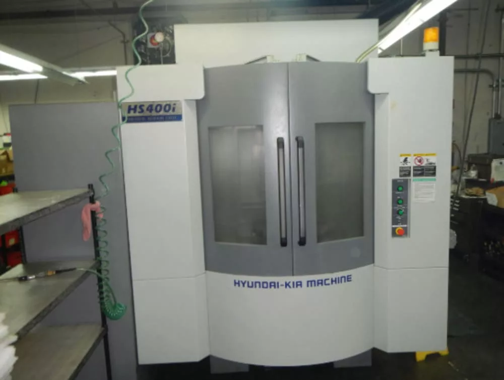 Hyundai Kia #HS-400i, horizontal machining center, 15.7" x 15.74" pallet, 24.4" X, 22" Y, 25.6" Z, 12000 RPM - Image 1