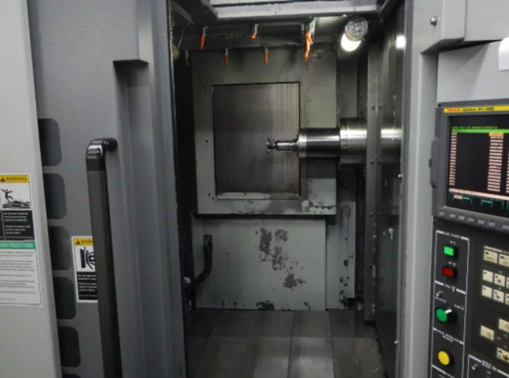 Hyundai Kia #HS-400i, horizontal machining center, 15.7" x 15.74" pallet, 24.4" X, 22" Y, 25.6" Z, 12000 RPM - Image 2