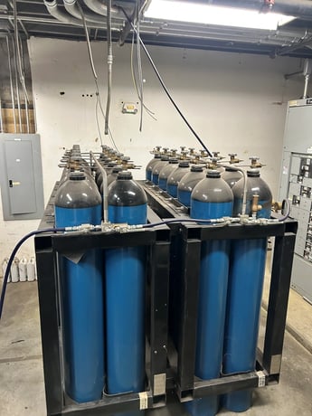 MSS #Nitrocube-5, nitrogen generator, 42,375 SCF/Day, 99.9975% purity, 4,350 PSI outlet, 2020 - Image 6
