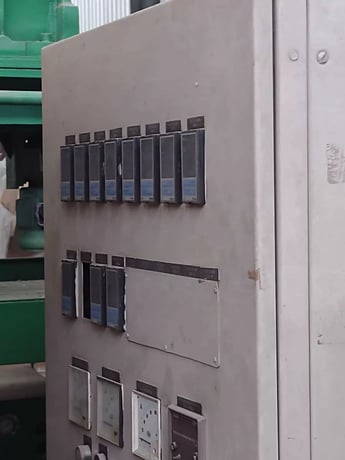 Bekum #BA15, Blow Molder, 11 Ton, 80 mm screw, 400 x 580 mm platen, 50 HP, 440 V., 1996 - Image 4