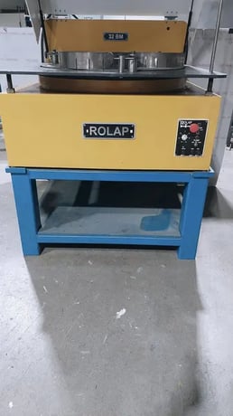 32" Rolap #BM-32, single sided lapping machine, 3 ring, serrated cast iron plate, 208 V., 1-Phase, 1.5 HP - Image 2