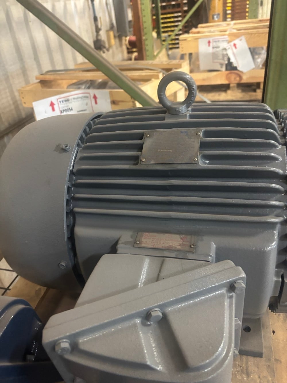 25 HP 1800 RPM Teco, Frame 284T, explosion proof, 230/460 Volts, refurbished - Image 1
