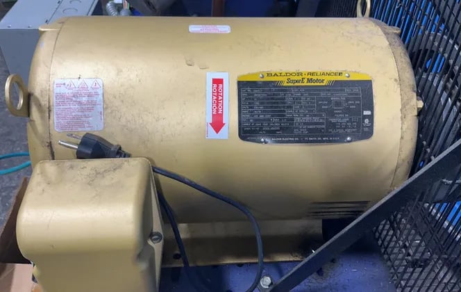15 HP Quincy #2153DS12HCA46, QT-15 Horizontal Compressor, 51 CFM, 175 PSIG, 120 gallon Tank, 460 V., 2020 - Image 9
