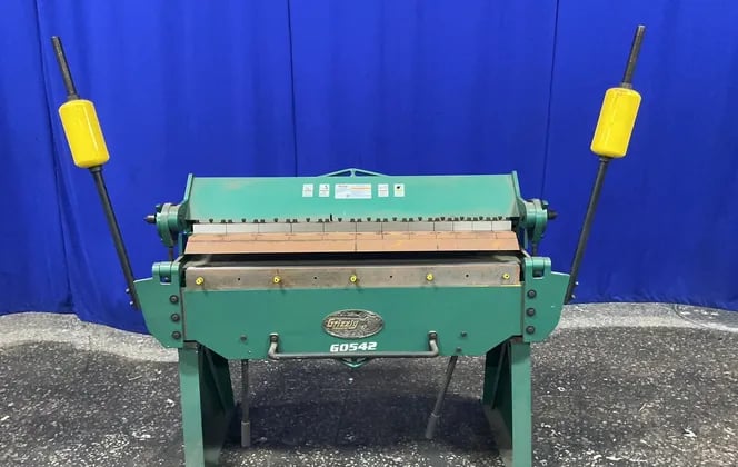 14 gauge x 4' Grizzly Industries #G0542, Pan & Box Brake, 49" Max bend, 2016 - Image 1