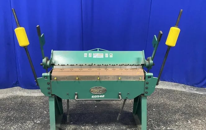 14 gauge x 4' Grizzly Industries #G0542, Pan & Box Brake, 49" Max bend, 2016 - Image 4