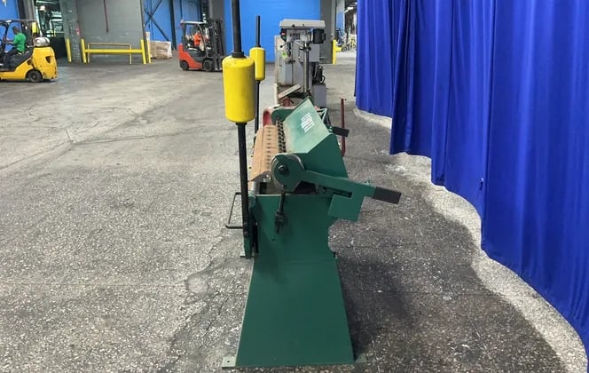 14 gauge x 4' Grizzly Industries #G0542, Pan & Box Brake, 49" Max bend, 2016 - Image 5