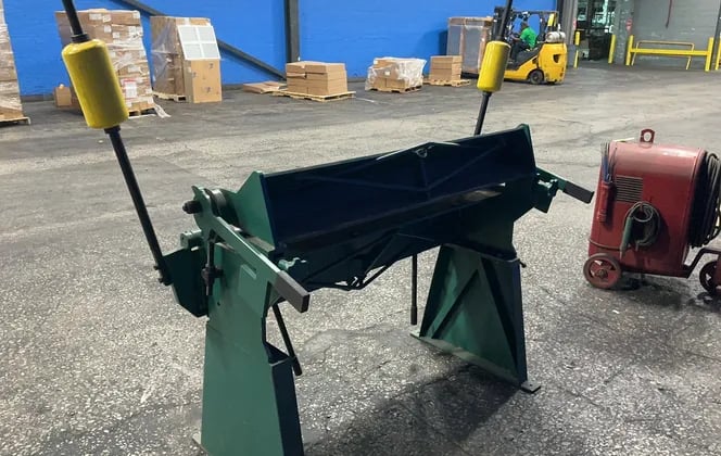 14 gauge x 4' Grizzly Industries #G0542, Pan & Box Brake, 49" Max bend, 2016 - Image 6