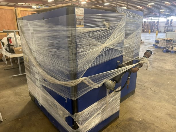 132 psi, Quincy #QGV-60, Rotary Screw Air Compressor w/ Quincy Refrigerated Air Dryer, 60 HP, R410A - Image 2
