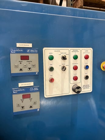 8000 cfm Donaldson Toirt Dalamatic Cased #2/3/15, explosion proof collector, 12" static pressure - Image 7