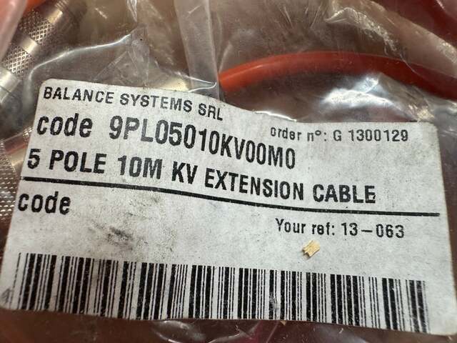 Balance Systems 9PL05010KV00M0 KV Extension Cable Open Box Unused - Image 3