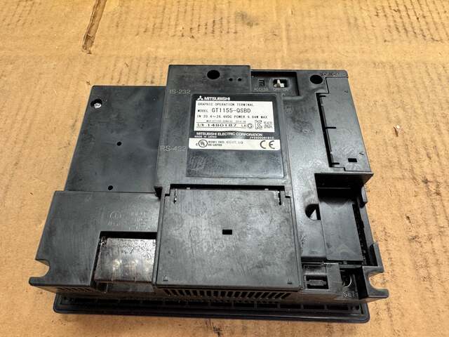 Mitsubishi GT1155-QSBD Graphic Operation Terminal HMI 24 VDC Untested Surplus 1773 - Image 3
