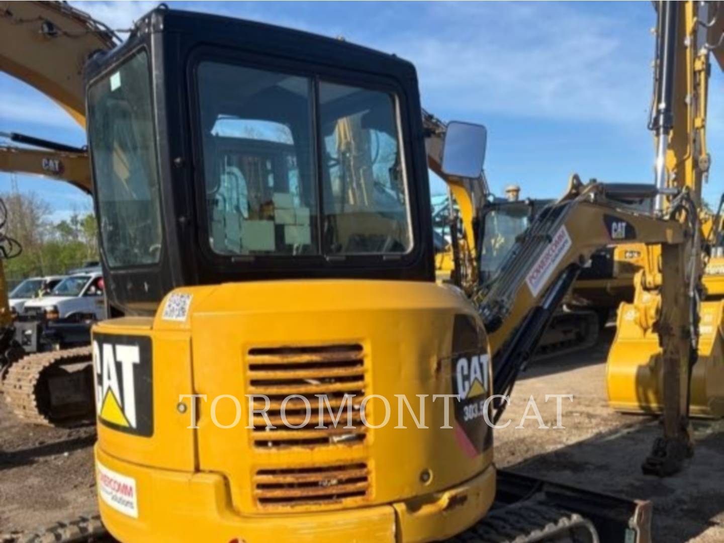 Cat 303.5E2, Mini Excavator, 4870 hours, S/N: JWY04217, 2018 - Image 3