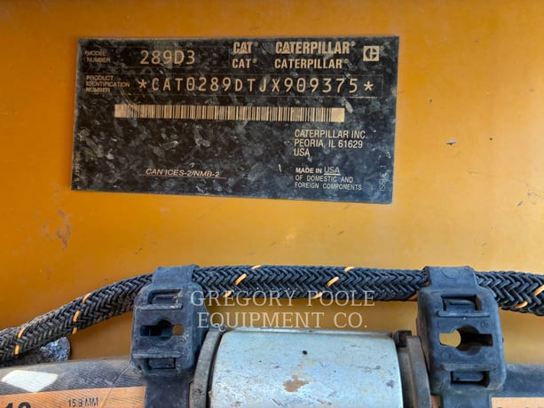 Caterpillar 289D3, 2225 hours, S/N: JX909375, 2022 - Image 5