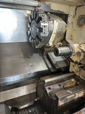 Okuma #Crown-769S-L1420/650, CNC turning center, 28.4" swing, 12" chuck, 3-jaw, 2.9" bar, 14.17" dia., 25.59" - Image 8