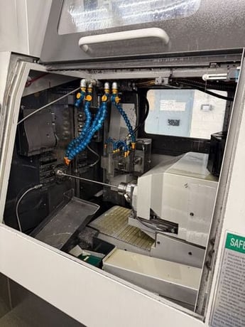 Tsugami #SS32, CNC swiss lathe, 1.25" capacity, 7-Axis, 12' Edge Patriot 338 barfeed, Fanuc 31i-B, LNS chip - Image 5