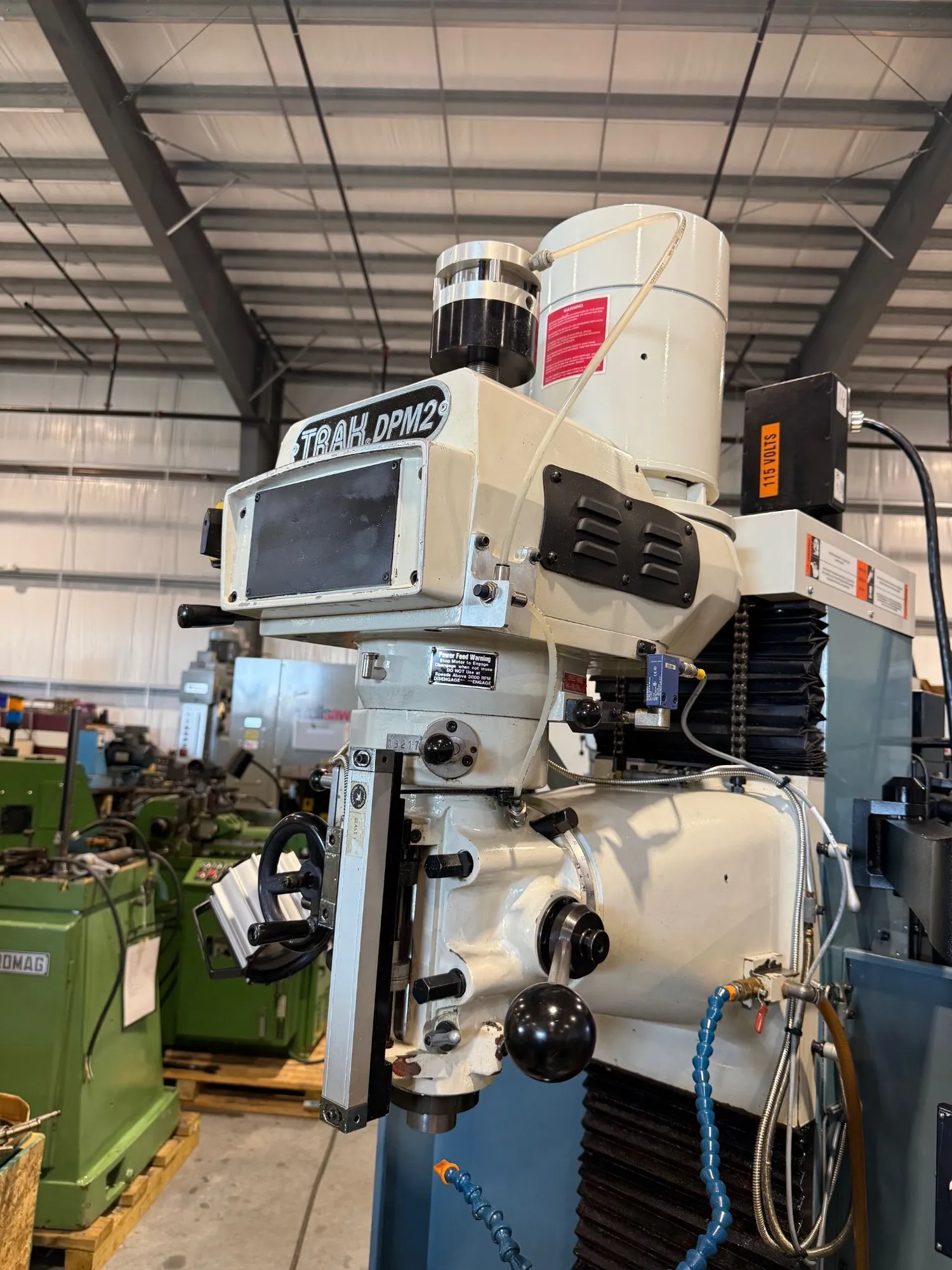 Trak #DPM-SX2P, 3-Axis CNC bed mill, 9" x49" tbl, 31" X, 16" Y, 27" Z, 40-5000 RPM, R-8, ProtoTrak SMX - Image 8