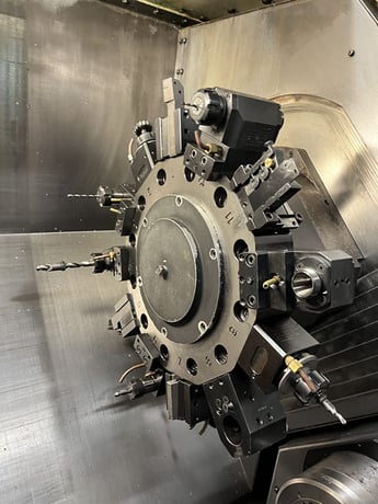 Hardinge #SR-200MSY, CNC Lathe, 7.45" X, 3.37" Y, 21.54" Z, 20.4" swing, 17.2" turning length, 2.5" bar, 30 - Image 4