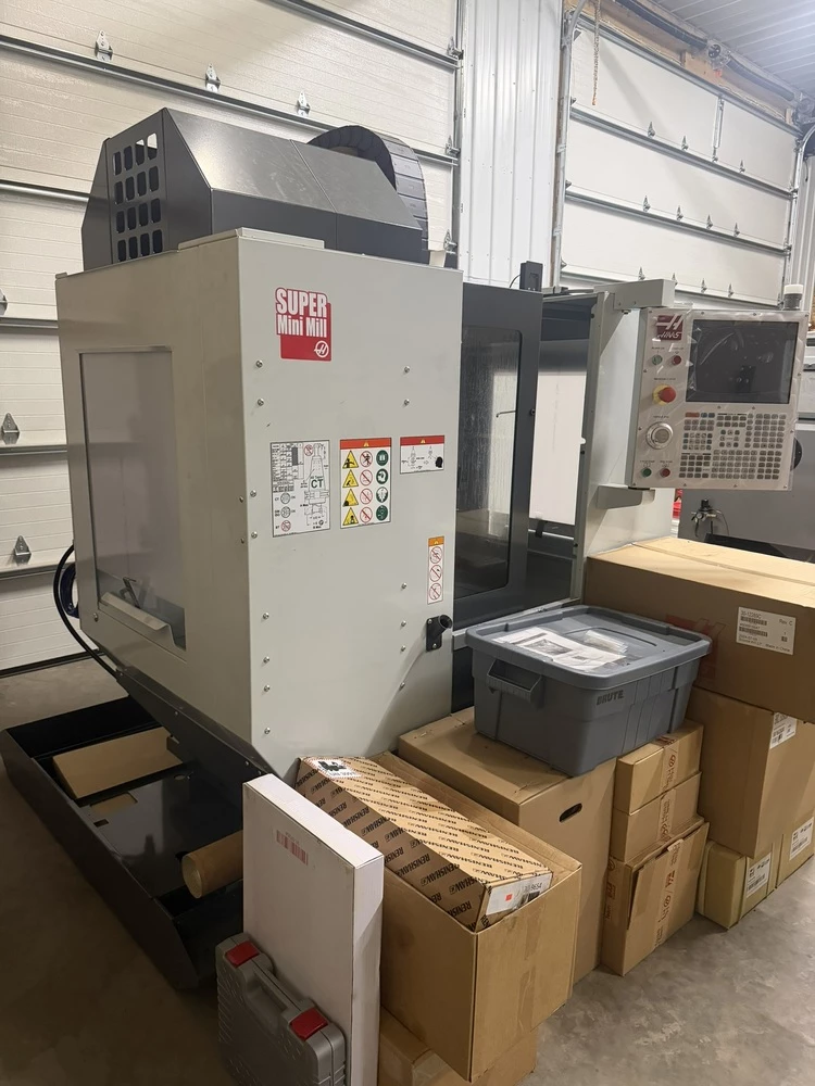 Haas #Super-Mini-Mill, Vertical Machining Center, 16" X, 12" Y, 10" Z, 12" x 36" table, 15 HP, 10,000 RPM, 30 - Image 1