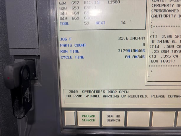 Daewoo Doosan #VCF-850LSR, 4-Axis Vertical Machining Center, 118" X, 33" Y, 31" Z, 18000 RPM, 60 automatic - Image 5