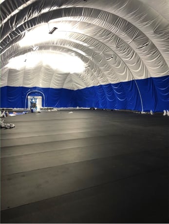120' x 60' x 28' Arizon Building Systems Air Dome (Permanent Structure) - 7200 sqft. 60' x 120' - 28' - Image 2