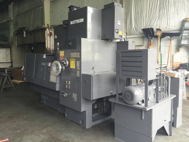 Mattison #24, Rotary Table Surface Grinder, 56" swing, 24" max. work height, 42" chuck diameter, 50 HP, 6-28 - Image 1