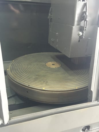 Mattison #24, Rotary Table Surface Grinder, 56" swing, 24" max. work height, 42" chuck diameter, 50 HP, 6-28 - Image 2